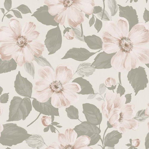 borastapeter behang bloemen roze - 53 cm x 10.05 m - 660539 - vtwonen shop