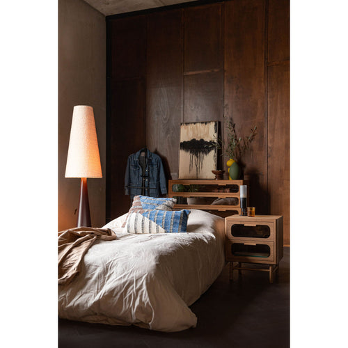 Dutchbone Caroun Bijzettafel/ Nachtkastje Bamboe Hout - Bruin - vtwonen shop