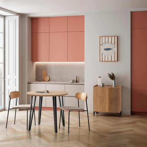 Calicosy - ADRIANA Set van 2 stoelen in stof - Grijs - 51x46x47 cm
