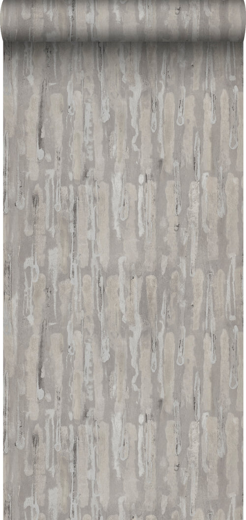 Sanders & Sanders behang houtlook donkergrijs - 53 cm x 10 m - 640067 - vtwonen shop