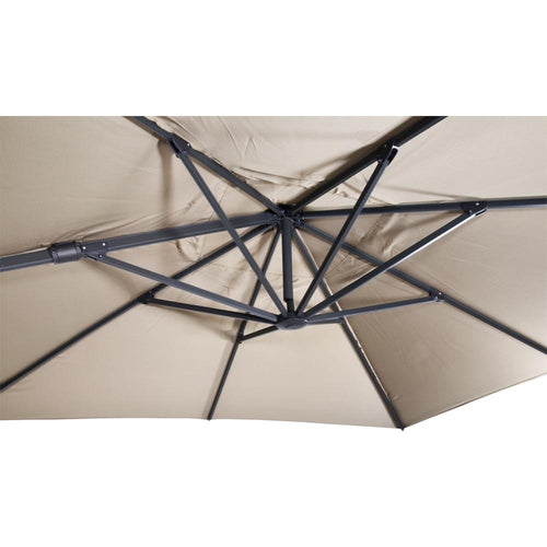 Lesli Living push-up parasol VirgoFlex - beige - 300x300cm