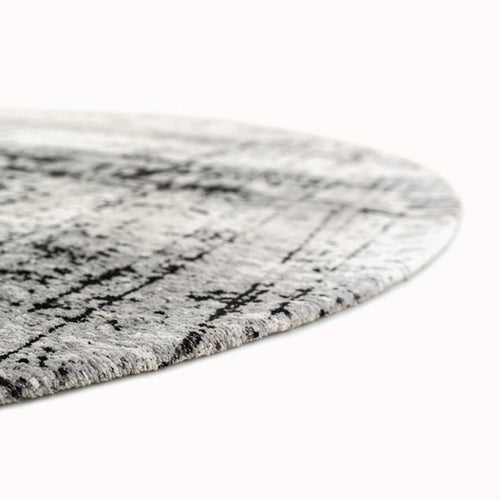 Louis De Poortere binnen & buiten machinewasbaar vloerkleed Mad Men Griff van 70% gerecycled PET - grijs - 290x290cm