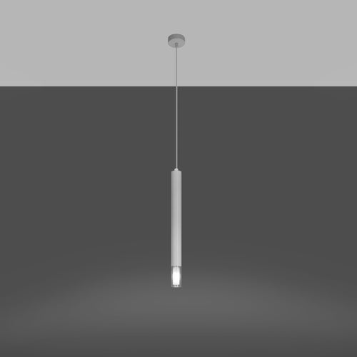 Sollux Lighting Hanglamp WEZYR 1 wit - 8x8x120cm