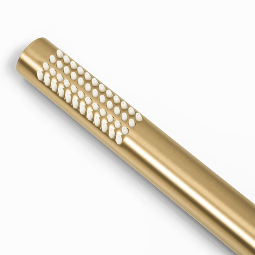 LOMAZOO inbouwdoucheset Ayla - met thermostaatkraan & staafhanddouche - goud - 30 cm