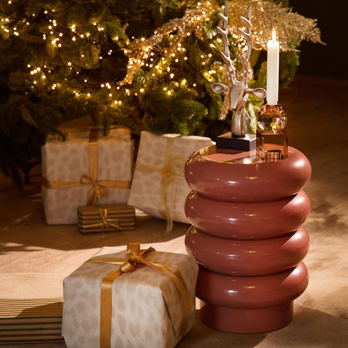 Light & Living bijzettafel Mirogi - rood - Ø30cm - vtwonen shop