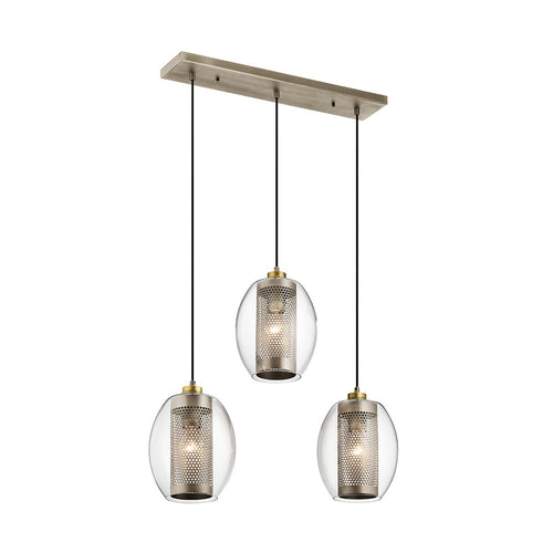 Elstead Kichler Asher Koepel Hanglamp Plafondlamp Antiek Pewter