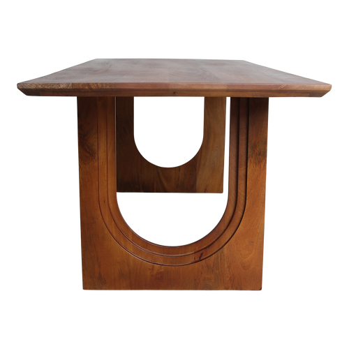 Bullnose Chamfered Arch mangohouten eettafel  - 180 cm