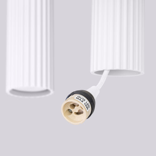 Sollux Lighting Hanglamp KARBON 4L wit - 81x5x120cm