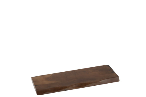 J-Line wandplank Gerard Acacia - hout - bruin - small