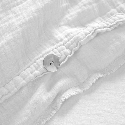 Madura Dekbedovertrek Lou katoen wit 240x220 cm