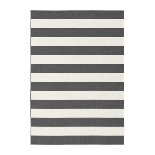 AFK Living vloerkleed Mykonos - voor binnen en buiten - zwart - 80 x 150 cm