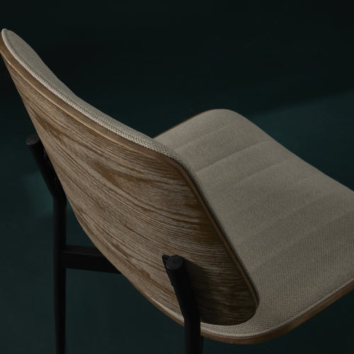 Signature - GISELLE Set van 2 Eetkamerstoelen - Beige - 56x48,5x82,5 cm
