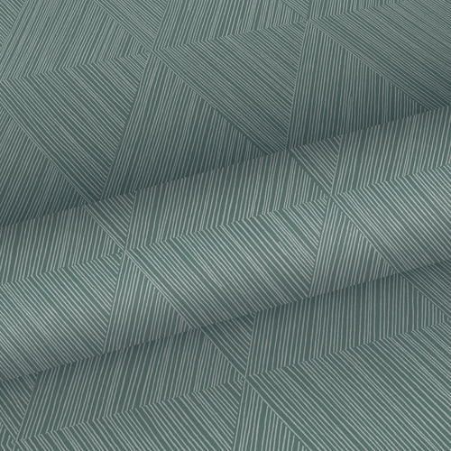 Origin Wallcoverings behang grafisch 3D motief groen grijs - 50 x 900 cm - 347842 - vtwonen shop