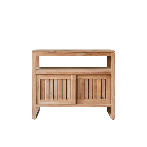 Tikamoon Opbergmeubel in massief teak 90 cm - Naturel