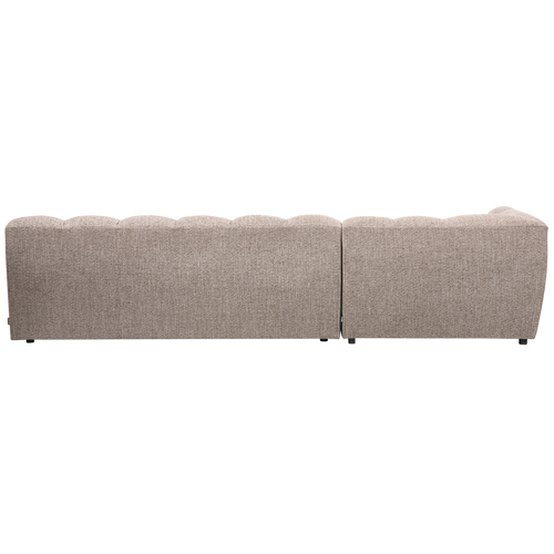 WOOOD chaise longue Allure - Polyester - Bruin Melange - 79x324x165 - vtwonen shop