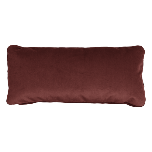 WOOOD kussen Mojo - Velvet - Kastanjebruin - 30x70x10