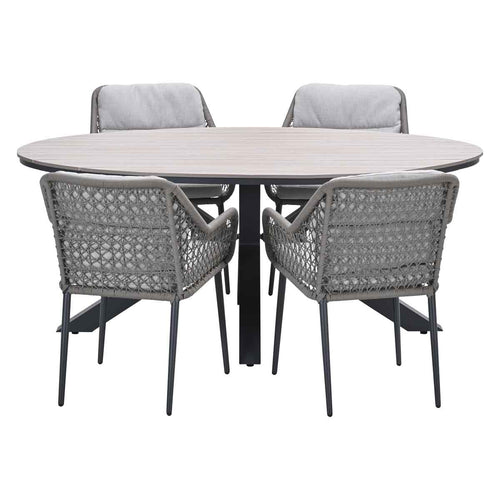 Garden Impressions tuinset Pemba - Tulli - taupe - 180x115 cm - 5-delig - vtwonen shop