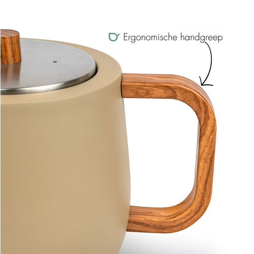 Bredemeijer -Theepot Facet - taupe - 1,1L