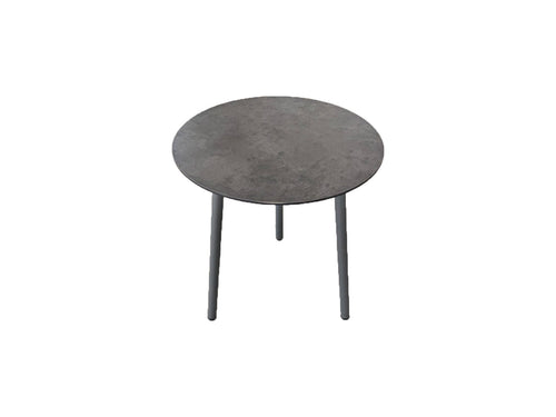 Sens-Line - Elena Bijzettafel - Ø50cm - Kunststof Grijs