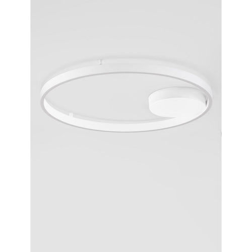 Nova Luce HEDRA Geïntegreerde LED-plafondlamp, halfverzonken, zandwit, Triac dimbaar, 60W, 4999lm, 3000K