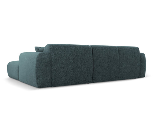 Cosmopolitan Design linker hoekbank Nolio 4-zits, chenille, olie - 170x260x72cm