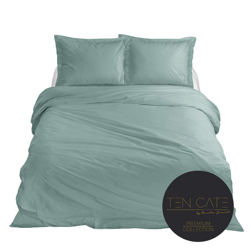 Ten Cate premium - dekbedovertrekset - 200x200/220 - 100% katoen satijn - mint - vtwonen shop