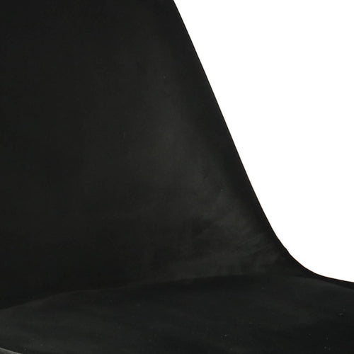 Kick kuipstoel Velvet - Zwart - vtwonen shop