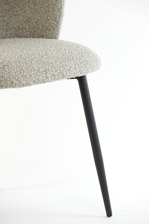 Light & Living eetkamerstoel ELYNA - 56x55x79cm - grijs - Set van 2 - vtwonen shop