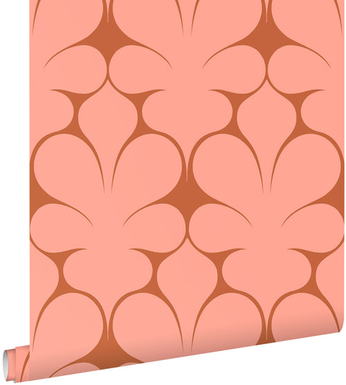 ESTAhome behang retro ornamenten terracotta - 50 x 900 cm - 131561 - vtwonen shop
