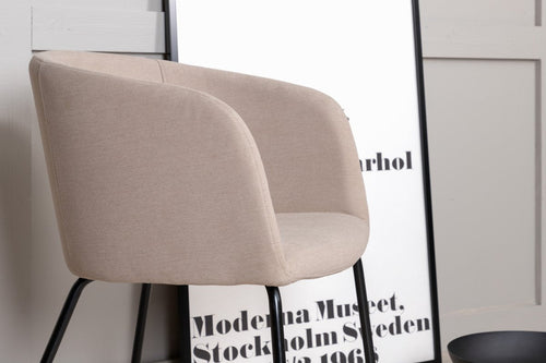 Rebellenclub Eetkamerstoel Cerreto - Beige - vtwonen shop