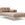 Cosmopolitan Design rechter chaise longue Bali flueel, geel - 185x102x75cm