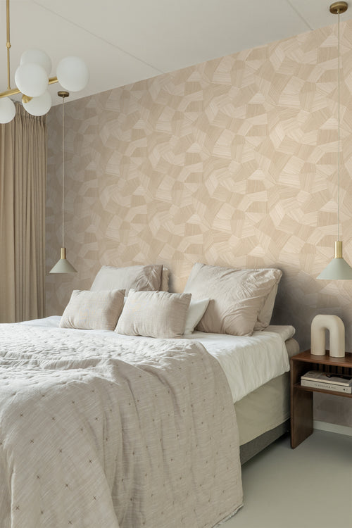 Origin Wallcoverings behang grafisch 3D motief zandkleurig - 0.53 x 10.05 m - 347983 - vtwonen shop