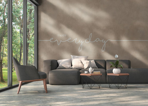 One Wall one Role fotobehang figuratief motief beige en wit - 371 x 280 cm - AS-382851