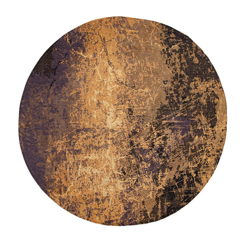 Louis De Poortere binnen & buiten machinewasbaar vloerkleed Mad Men Cracks van 70% gerecycled PET - oranje - 290x290cm