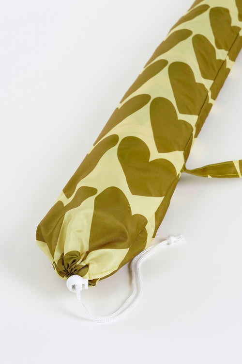 Mica Decorations Heart Strandparasol - H180 x Ø160 cm - Bruin - vtwonen shop