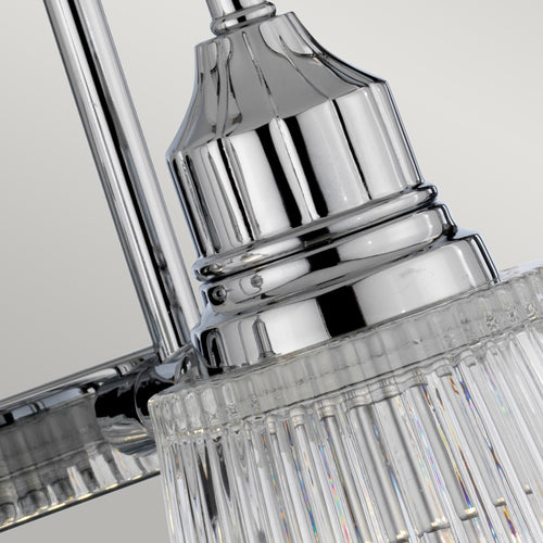 Addison 2-lichts wandlamp gepolijst chroom IP44