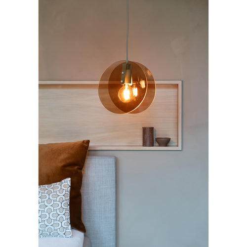 it's about RoMi hanglamp Toledo - bruin - 22x25x278.5cm
