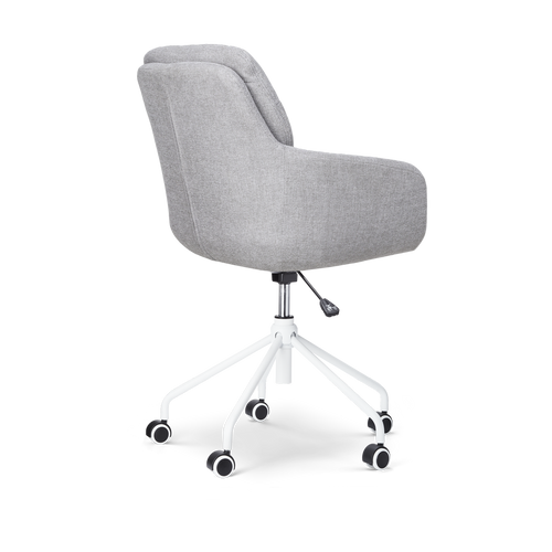 Nolon Nout-Mia Bureaustoelen Set van 2 - Grijs - Wit Onderstel - vtwonen shop