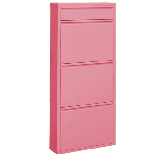 Kare Design Schoenenkast Caruso - roze - 3+1 laden