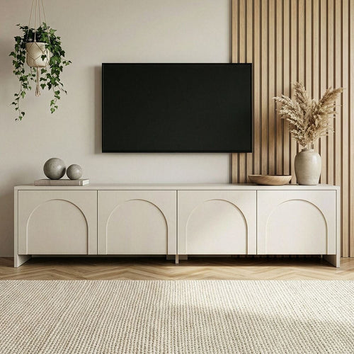 Calicosy - TV-meubel ARCADIA - beige 180x32x45 cm