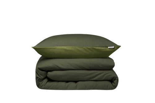 Beddinghouse Dekbedovertrek Warm - 140 x 200/220 cm - Groen