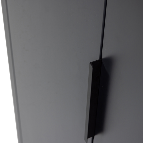 WOOOD kast 2-deurs Gunnar - Grenen - Matzwart - 135x85x39 - vtwonen shop