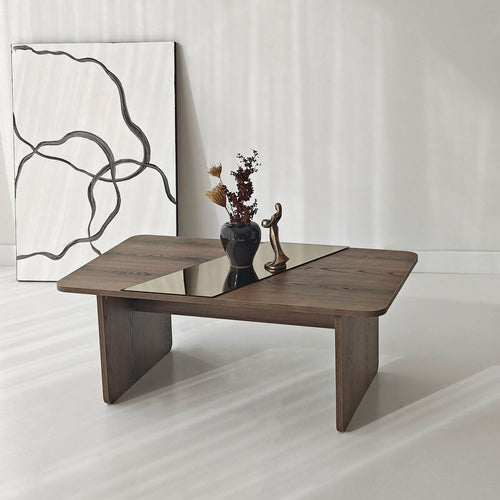 Calicosy - SOLEA Salontafel - Naturel - 100x60x40 cm