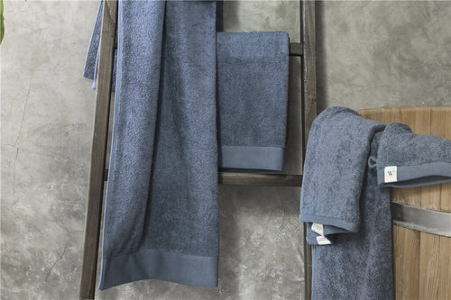 Walra - Baddoek Remade Cotton - 10x 50x100 cm - Blauw