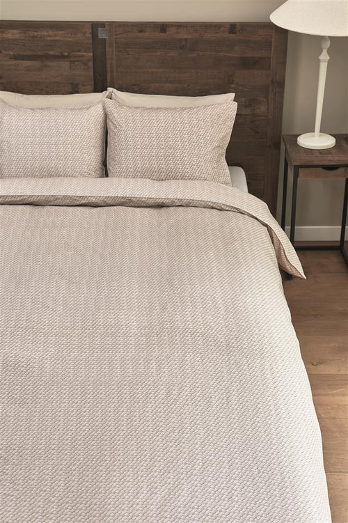Riviera Maison dekbedovertrek Bambu - 260x200/220 cm - zand