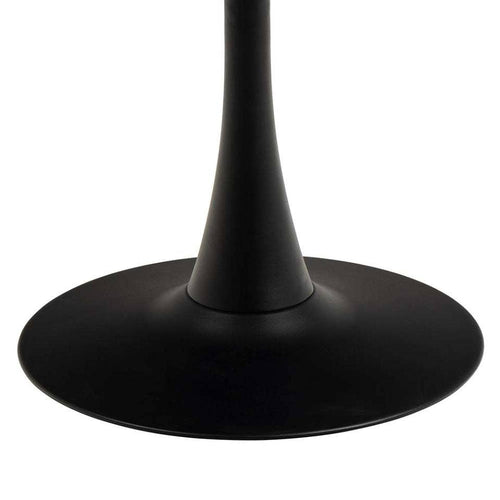 Lisomme Marly ronde eettafel keramiek zwart - Ø90x75 cm