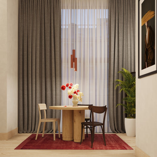 Sollux Lighting Hanglamp LAGOS 3L rood oker - 45x6x98cm