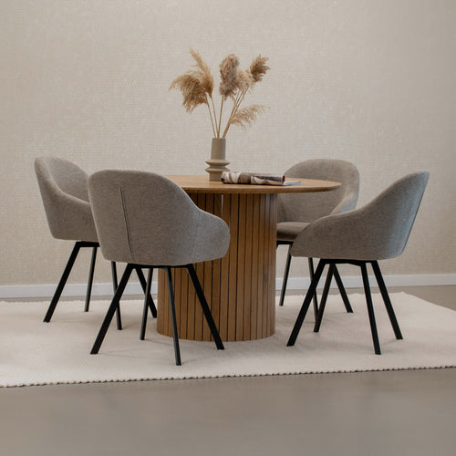 Kick draaistoel Olof - Taupe - vtwonen shop