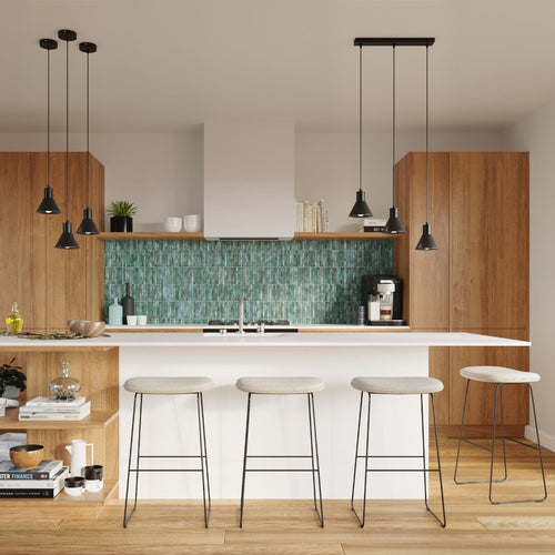 Sollux Lighting Hanglamp TALEJA 3 zwart [E27] - 45x14x120cm