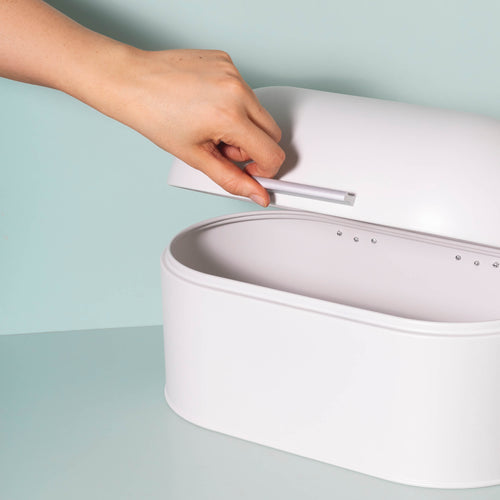 Ona - Broodtrommel 33,5x18xH21,5cm grijs Fresh - vtwonen shop